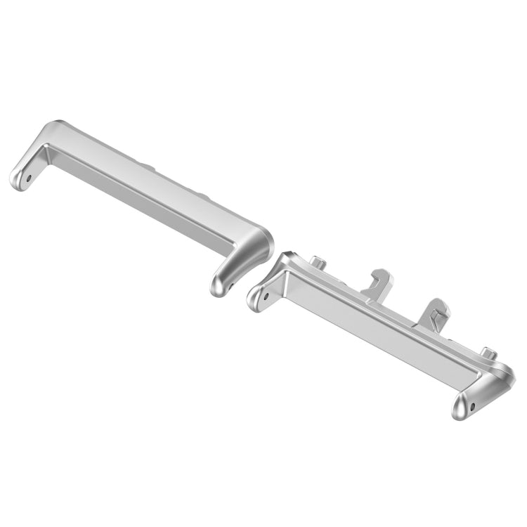 For Samsung Galaxy Fit 3 SM-R390 1 Pair Metal Watch Band Connector, Silver, Black, Gold, Rose Gold