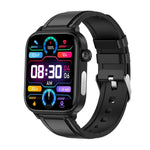 ET570 สมาร์ทวอทช์หน้าจอสี 1.96 นิ้ว สายหนัง รองรับการโทรบลูทูธ / ECG