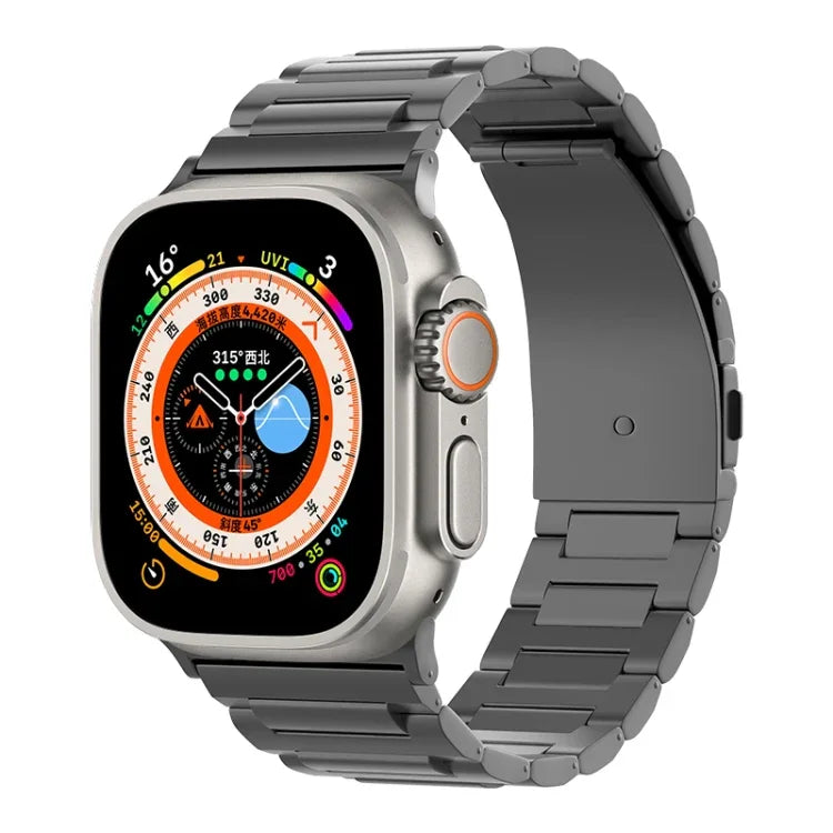 I-Shaped Titanium Watch Band, For Apple Watch SE 2023 44mm, For Apple Watch Ultra 2 49mm, For Apple Watch Series 9 45mm, For Apple Watch Ultra 49mm, For Apple Watch Series 8 45mm, For Apple Watch SE 2022 44mm, For Apple Watch Series 7 45mm