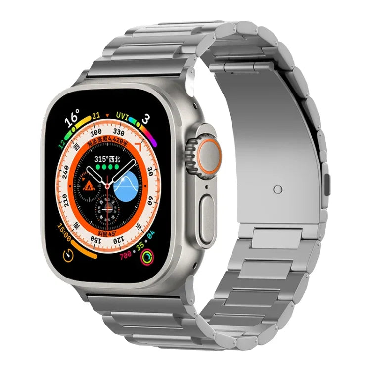 I-Shaped Titanium Watch Band, For Apple Watch SE 2023 44mm, For Apple Watch Ultra 2 49mm, For Apple Watch Series 9 45mm, For Apple Watch Ultra 49mm, For Apple Watch Series 8 45mm, For Apple Watch SE 2022 44mm, For Apple Watch Series 7 45mm