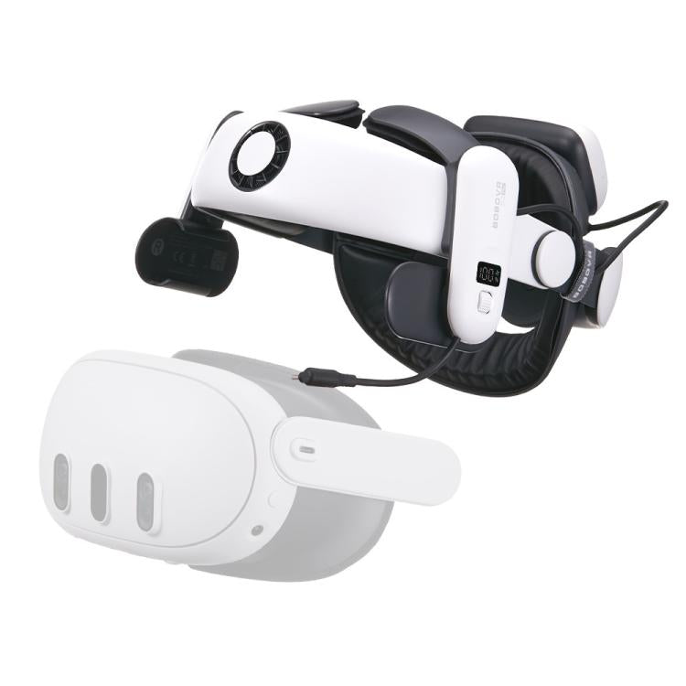 BOBOVR S3 Pro สำหรับ Meta Quest 3 VR สายรัดศีรษะพร้อมแบตเตอรี่ 10000mAh, S3 Pro