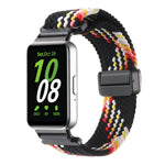 สายรัดนาฬิกาไนลอนถักแบบหัวเข็มขัดแม่เหล็ก สำหรับ Samsung Galaxy Fit3