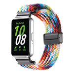 สายรัดนาฬิกาไนลอนถักแบบหัวเข็มขัดแม่เหล็ก สำหรับ Samsung Galaxy Fit3