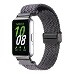 สายรัดนาฬิกาไนลอนถักแบบหัวเข็มขัดแม่เหล็ก สำหรับ Samsung Galaxy Fit3