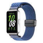 สายรัดนาฬิกาไนลอนถักแบบหัวเข็มขัดแม่เหล็ก สำหรับ Samsung Galaxy Fit3
