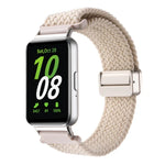 สายรัดนาฬิกาไนลอนถักแบบหัวเข็มขัดแม่เหล็ก สำหรับ Samsung Galaxy Fit3