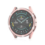 เคสป้องกันนาฬิกา PC กลวงเพชรเดี่ยว สำหรับ Samsung Galaxy Watch 7 40 มม.