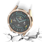 เคสป้องกันนาฬิกา PC กลวงเพชรเดี่ยว สำหรับ Samsung Galaxy Watch 7 40 มม.