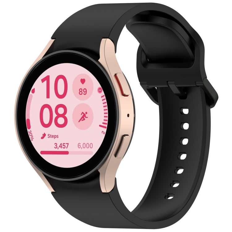 Solid Color Colorful Buckle Quick Release Silicone Watch Band, For Samsung Galaxy Watch FE 40mm, For Samsung Galaxy Watch 7 40 / 44mm