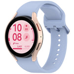 Solid Color Colorful Buckle Quick Release Silicone Watch Band, For Samsung Galaxy Watch FE 40mm, For Samsung Galaxy Watch 7 40 / 44mm