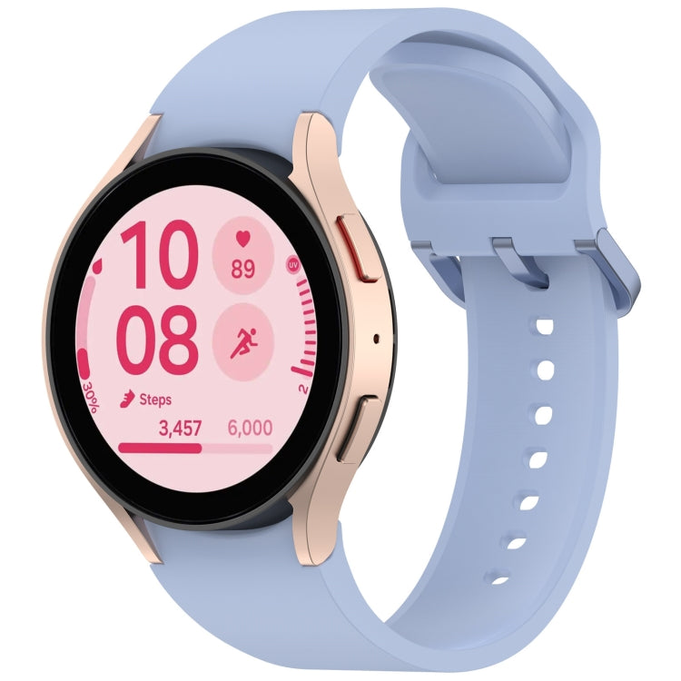 Solid Color Colorful Buckle Quick Release Silicone Watch Band, For Samsung Galaxy Watch FE 40mm, For Samsung Galaxy Watch 7 40 / 44mm
