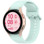 Solid Color Colorful Buckle Quick Release Silicone Watch Band, For Samsung Galaxy Watch FE 40mm, For Samsung Galaxy Watch 7 40 / 44mm