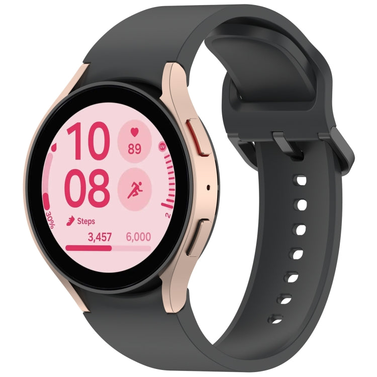 Solid Color Colorful Buckle Quick Release Silicone Watch Band, For Samsung Galaxy Watch FE 40mm, For Samsung Galaxy Watch 7 40 / 44mm