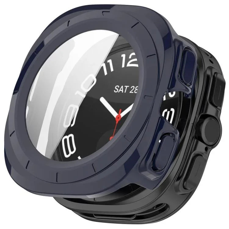 ฝาครอบป้องกันนาฬิกา PC กันน้ำแบบฟิล์มกระจกนิรภัยรวม สำหรับ Samsung Galaxy Watch Ultra 47 มม. / Ultra 2025, Samsung Galaxy Watch 7 44 มม., Samsung Galaxy Watch 7 40 มม.