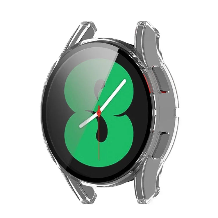 เคสป้องกันนาฬิกาแบบรวมฟิล์มกระจกนิรภัย PC สำหรับ Samsung Galaxy Watch FE 40 มม.