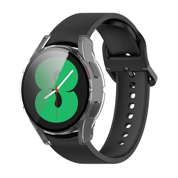 เคสป้องกันนาฬิกาแบบรวมฟิล์มกระจกนิรภัย PC สำหรับ Samsung Galaxy Watch FE 40 มม.