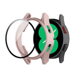 เคสป้องกันนาฬิกาแบบรวมฟิล์มกระจกนิรภัย PC สำหรับ Samsung Galaxy Watch FE 40 มม.