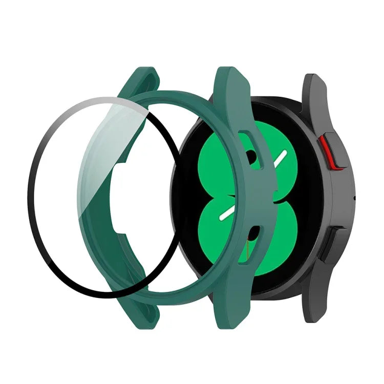 เคสป้องกันนาฬิกาแบบรวมฟิล์มกระจกนิรภัย PC สำหรับ Samsung Galaxy Watch FE 40 มม.