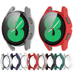เคสป้องกันนาฬิกาแบบรวมฟิล์มกระจกนิรภัย PC สำหรับ Samsung Galaxy Watch FE 40 มม.