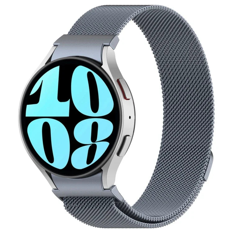 สายรัดนาฬิกาเหล็กสแตนเลสแบบปลดล็อกแม่เหล็ก Milan สำหรับ Samsung Galaxy Watch FE 40 มม., Samsung Galaxy Watch 7 40 / 44 มม.