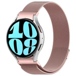สายรัดนาฬิกาเหล็กสแตนเลสแบบปลดล็อกแม่เหล็ก Milan สำหรับ Samsung Galaxy Watch FE 40 มม., Samsung Galaxy Watch 7 40 / 44 มม.