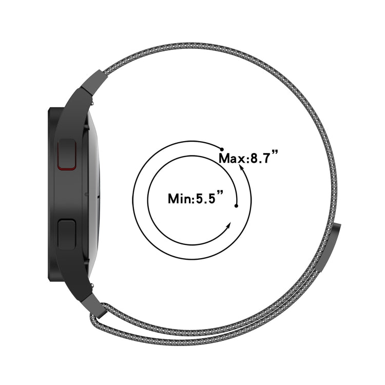 สายรัดนาฬิกา Milan Magnetic Stainless Steel สำหรับ Samsung Galaxy Watch Ultra 47mm / Ultra 2025, สำหรับ Samsung Galaxy Watch FE 40mm, สำหรับ Samsung Galaxy Watch 7 40 / 44mm