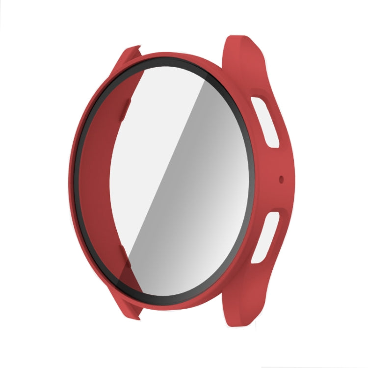 เคสป้องกันนาฬิกาแบบรวม PC + ฟิล์มกระจกนิรภัย สำหรับ Samsung Galaxy Watch 7 44mm, สำหรับ Samsung Galaxy Watch 7 40mm