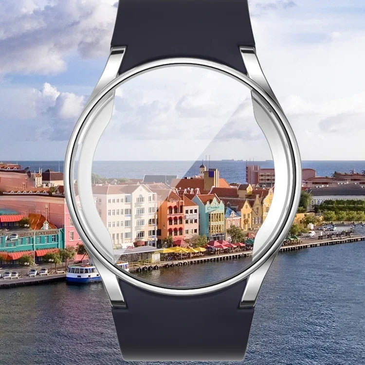 Full Coverage TPU Electroplated Watch Protective Case, For Samsun Galaxy Watch 7 44mm, For Samsun Galaxy Watch 7 40mm
