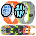 สายซิลิโคนหัวเข็มขัดกลับลายพื้นผิวฟุตบอล สำหรับ Samsung Galaxy Watch 4 44mm, สำหรับ Samsung Galaxy Watch 4 40mm, สำหรับ Samsung Galaxy Watch 4 Classic 46mm, สำหรับ Samsung Galaxy Watch 4 Classic 42mm
