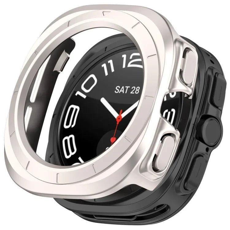 ฝาครอบป้องกันนาฬิกา PC กลวงครึ่งตัว สำหรับ Samsung Galaxy Watch Ultra 47mm / Ultra 2025, สำหรับ Samsung Galaxy Watch 7 44mm, สำหรับ Samsung Galaxy Watch 7 40mm