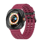 สายซิลิโคนรูสองแถวลายมหาสมุทร สำหรับ Samsung Galaxy Watch Ultra 47mm / Ultra 2025