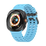 สายซิลิโคนรูสองแถวลายมหาสมุทร สำหรับ Samsung Galaxy Watch Ultra 47mm / Ultra 2025