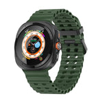 สายซิลิโคนรูสองแถวลายมหาสมุทร สำหรับ Samsung Galaxy Watch Ultra 47mm / Ultra 2025