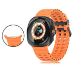 สายซิลิโคนรูสองแถวลายมหาสมุทร สำหรับ Samsung Galaxy Watch Ultra 47mm / Ultra 2025