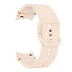 สายรัดนาฬิกาซิลิโคนดีไซน์เย็บแบน สำหรับ Sansung Galaxy Watch5 Pro 45mm, สำหรับ Samsung Galaxy Watch 4 40 / 44mm, สำหรับ Samsung Galaxy Watch 4 Classic 42 / 46mm