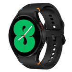 สายรัดนาฬิกาซิลิโคนดีไซน์เย็บแบน สำหรับ Sansung Galaxy Watch5 Pro 45mm, สำหรับ Samsung Galaxy Watch 4 40 / 44mm, สำหรับ Samsung Galaxy Watch 4 Classic 42 / 46mm