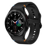 สายรัดนาฬิกาซิลิโคนดีไซน์เย็บแบน สำหรับ Sansung Galaxy Watch5 Pro 45mm, สำหรับ Samsung Galaxy Watch 4 40 / 44mm, สำหรับ Samsung Galaxy Watch 4 Classic 42 / 46mm