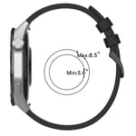 สายซิลิโคนกีฬา 2 สี 20 มม. สำหรับ Samsung Galaxy Watch 4 Classic 42 มม., สำหรับ Samsung Galaxy Watch Active 2 44 มม., สำหรับ Samsung Galaxy Watch Active 2 40 มม.