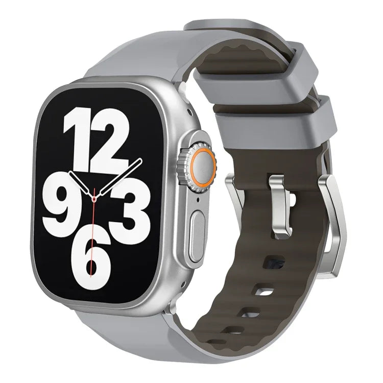 สายซิลิโคนสองสี สำหรับ Apple Watch Series 4 ขนาด 44 มม., สำหรับ Apple Watch Series 4 ขนาด 40 มม.