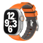 สายซิลิโคนสองสี สำหรับ Apple Watch Series 4 ขนาด 44 มม., สำหรับ Apple Watch Series 4 ขนาด 40 มม.