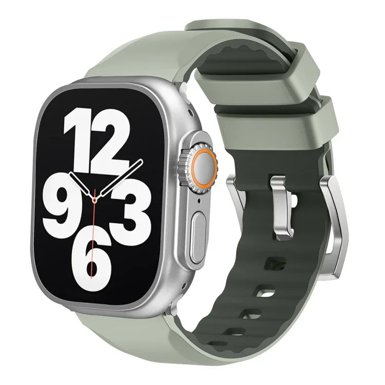 สายซิลิโคนสองสี สำหรับ Apple Watch Series 4 ขนาด 44 มม., สำหรับ Apple Watch Series 4 ขนาด 40 มม.