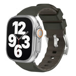 สายซิลิโคนสองสี สำหรับ Apple Watch Series 4 ขนาด 44 มม., สำหรับ Apple Watch Series 4 ขนาด 40 มม.