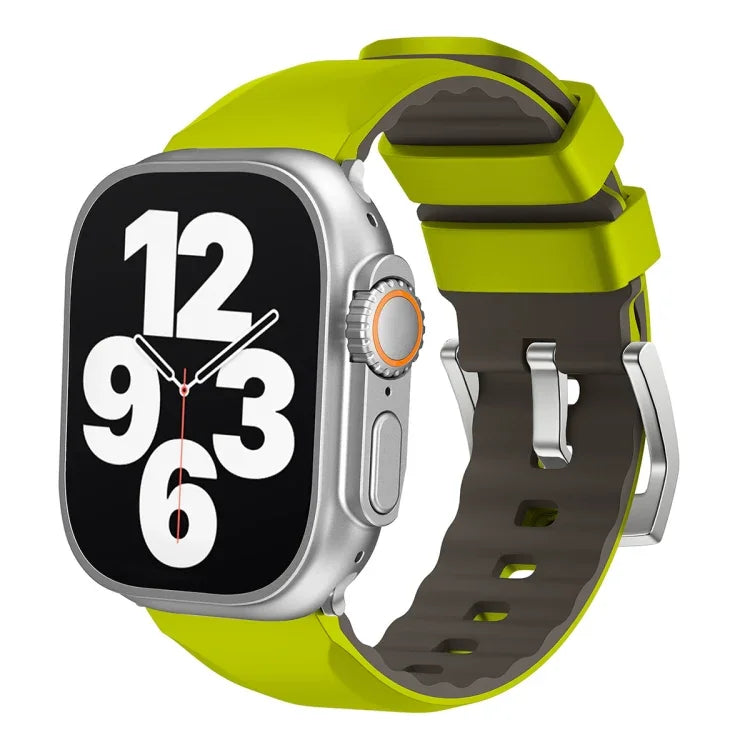 สายซิลิโคนสองสี สำหรับ Apple Watch Series 4 ขนาด 44 มม., สำหรับ Apple Watch Series 4 ขนาด 40 มม.