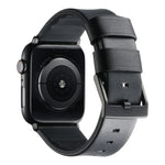 Genuine Leather Hybrid Silicone Watch Band, For Apple Watch Series 7 41mm, For Apple Watch Series 7 45mm, For Apple Watch SE 40mm, For Apple Watch SE 44mm, For Apple Watch Series 6 40mm, For Apple Watch Series 6 44mm, For Apple Watch Series 5 44mm     ...