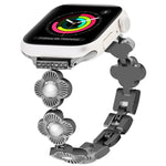 สายโซ่โลหะปลดล็อกเร็วลายใบโคลเวอร์สี่แฉก สำหรับ Apple Watch Series 3 ขนาด 38 มม., สำหรับ Apple Watch Series 3 ขนาด 42 มม.