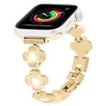 สายโซ่โลหะปลดล็อกเร็วลายใบโคลเวอร์สี่แฉก สำหรับ Apple Watch Series 3 ขนาด 38 มม., สำหรับ Apple Watch Series 3 ขนาด 42 มม.