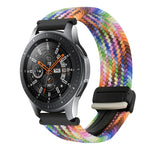 สายรัดนาฬิกาถักพร้อมหัวเข็มขัดแม่เหล็ก 22มม. สำหรับ Samsung Galaxy Gear S3 Classic, สำหรับ Samsung Galaxy Watch 46มม.