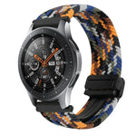 สายรัดนาฬิกาถักพร้อมหัวเข็มขัดแม่เหล็ก 22มม. สำหรับ Samsung Galaxy Gear S3 Classic, สำหรับ Samsung Galaxy Watch 46มม.