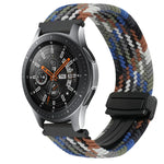 สายรัดนาฬิกาถักพร้อมหัวเข็มขัดแม่เหล็ก 22มม. สำหรับ Samsung Galaxy Gear S3 Classic, สำหรับ Samsung Galaxy Watch 46มม.