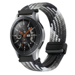 สายรัดนาฬิกาถักพร้อมหัวเข็มขัดแม่เหล็ก 22มม. สำหรับ Samsung Galaxy Gear S3 Classic, สำหรับ Samsung Galaxy Watch 46มม.